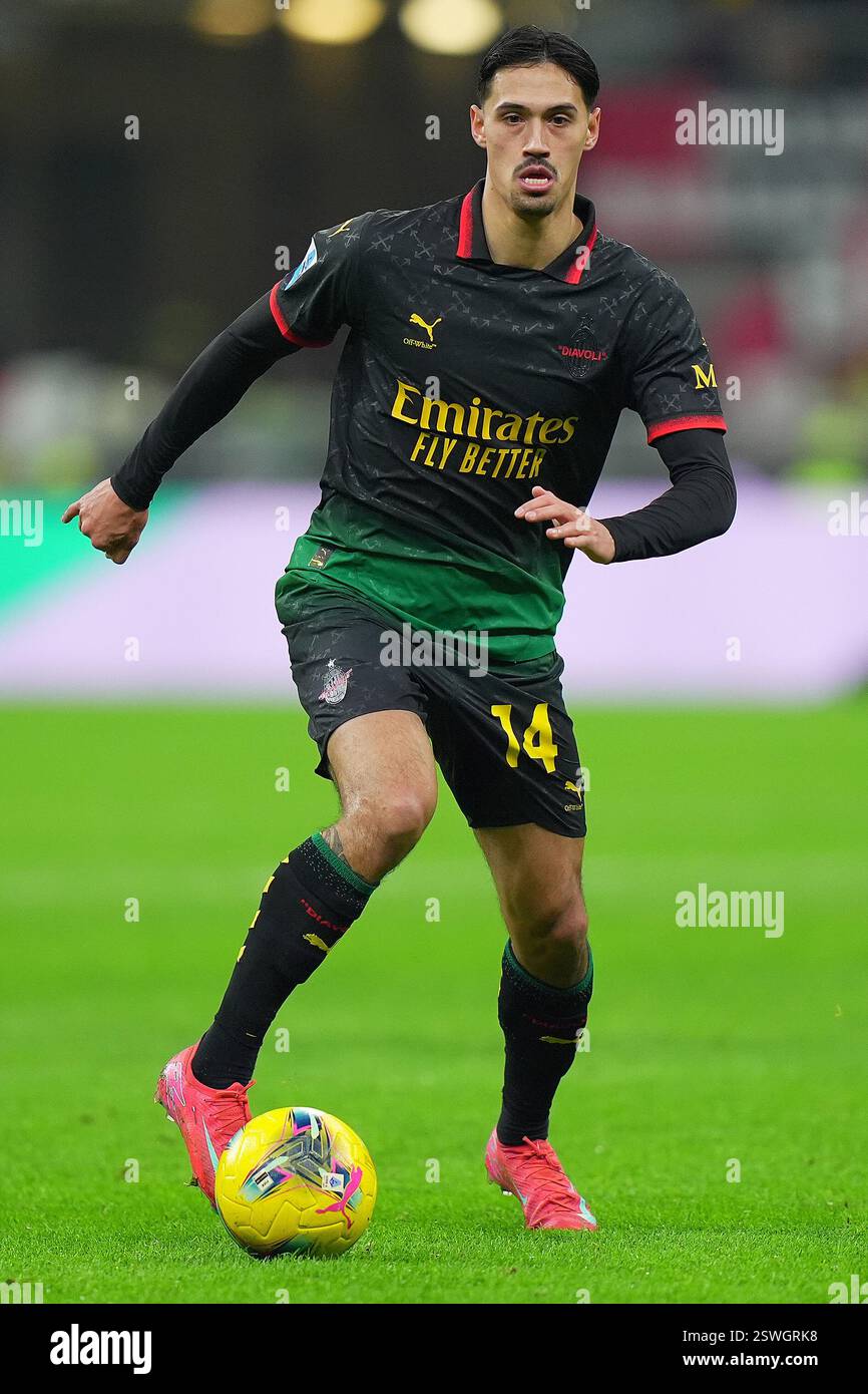 Ac Milan S Tijjani Reijnders The Serie A Soccer Match Between Milan And