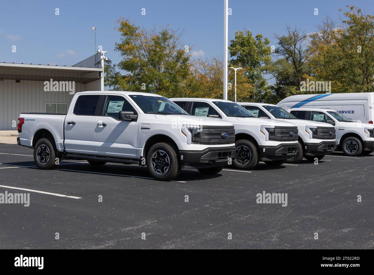 Plainfield October 1 2023 Ford F 150 Lightning 4X4 Crew Cab Display