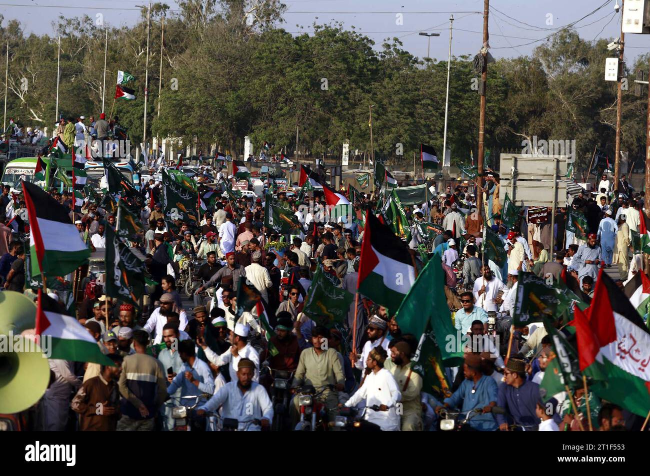 Activists Of Tehreek E Labbaik Tlp Are Holding Protest Rally Against