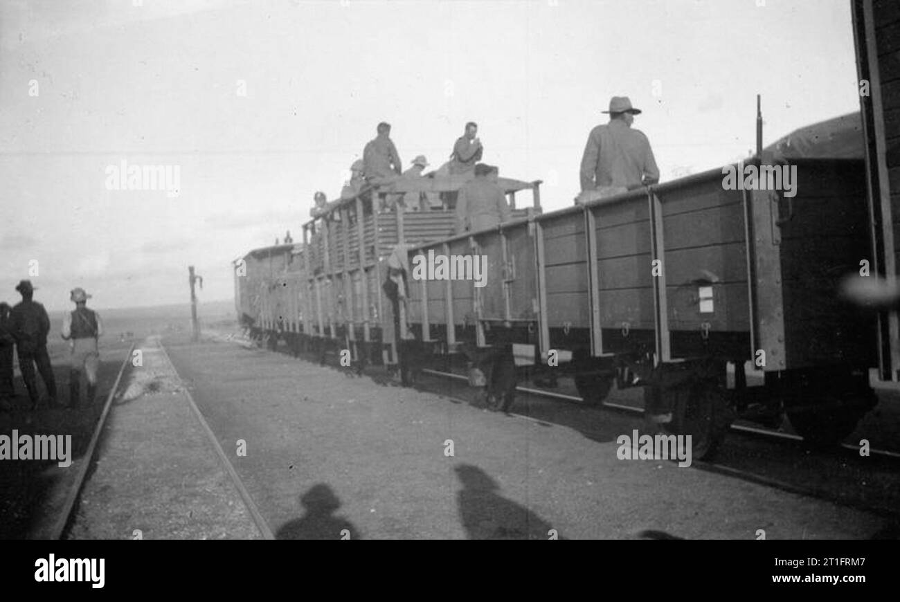 The Second Boer War 1899 1902 No 3 Artillery Train At The Railway