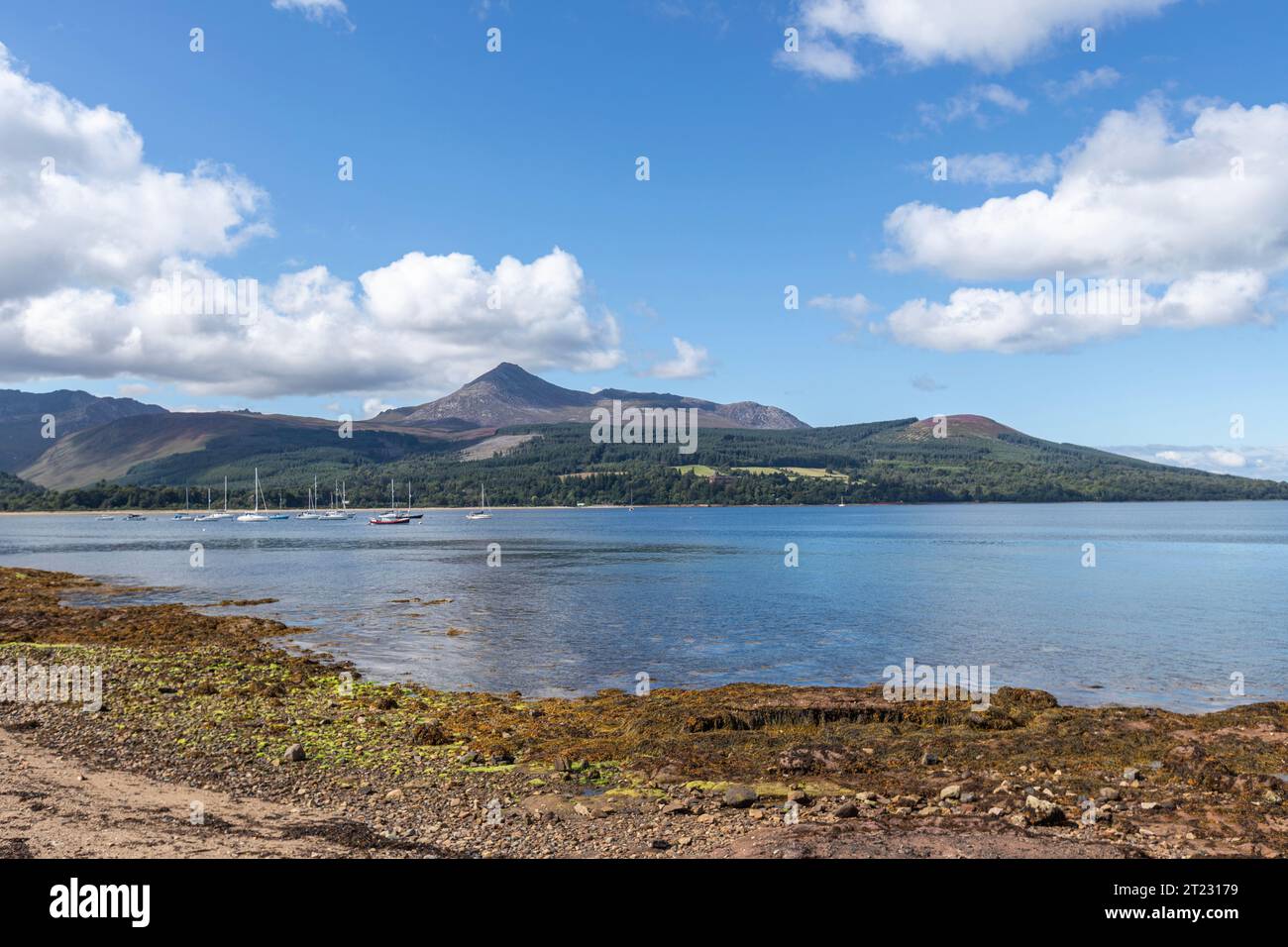 Goatfell Isle Of Arran Firth Of Clyde Scotland Uk Stock Photo Alamy