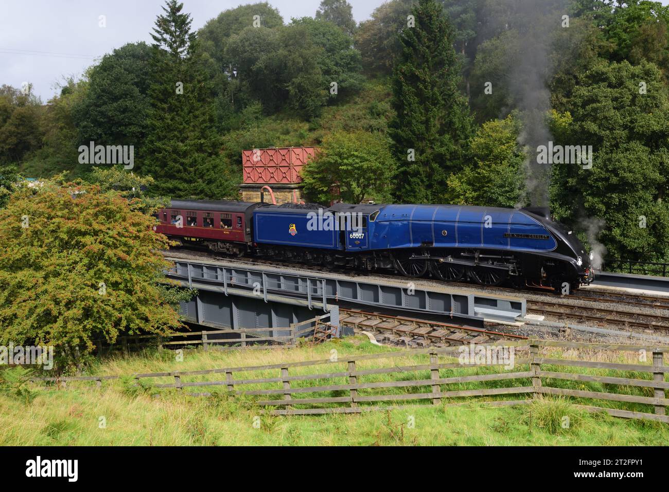 LNER Class A4 Pacific No 60007 4498 Sir Nigel Gresley At Goathland