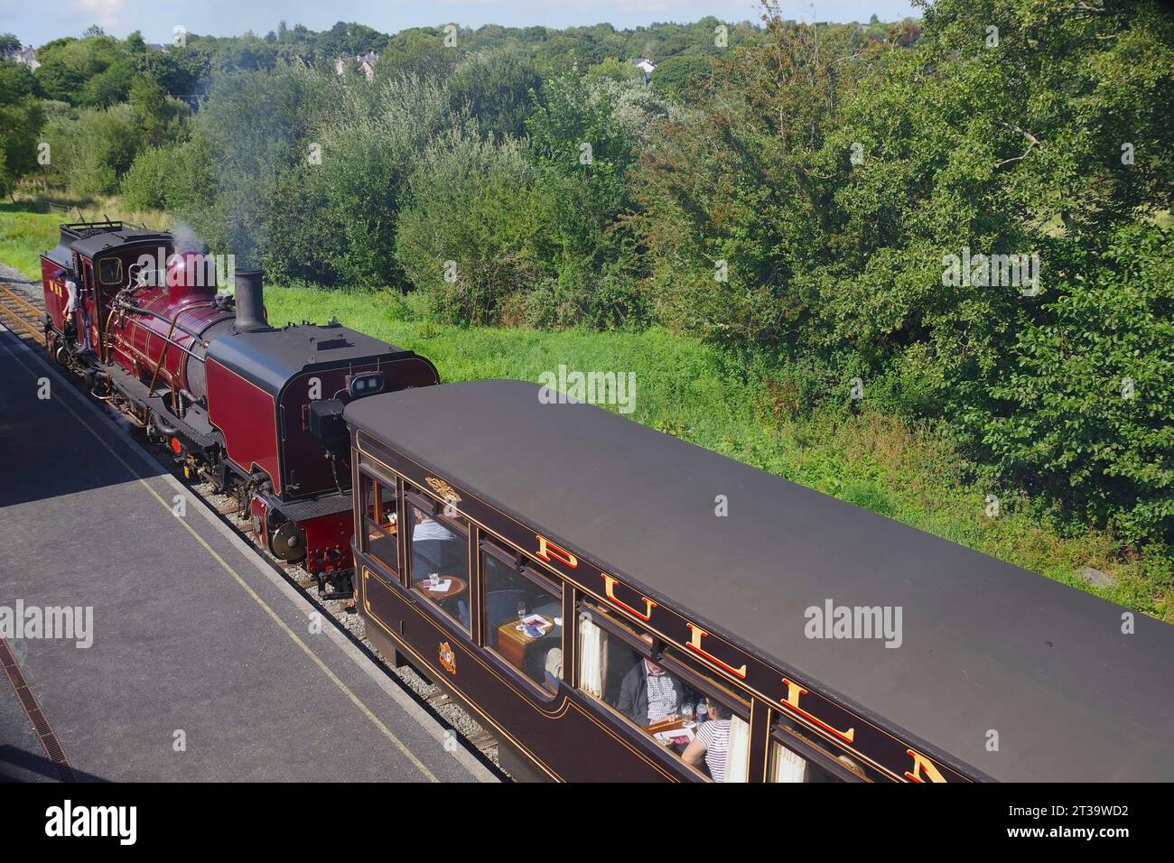 Garret No Steam Locomotive Welsh Highland Railway Waunfawr