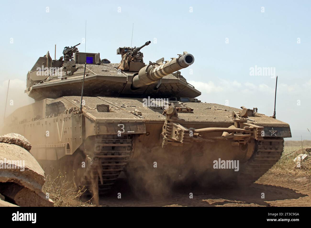 Merkava Mark Main Battle Tank Of The Israel Defense Forces Stock