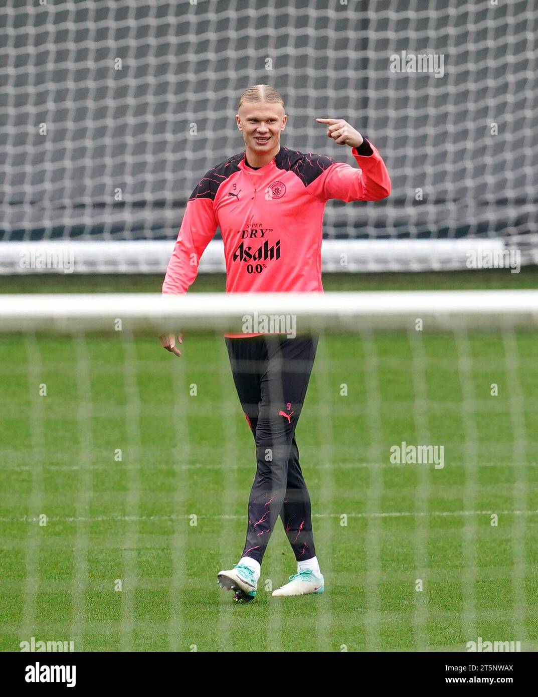 Manchester City S Erling Haaland During A Training Session At The City