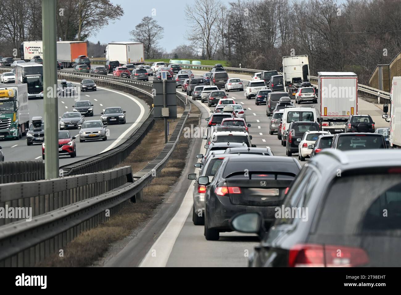 Congestion Traffic On A8 Motorway Hi Res Stock Photography And Images