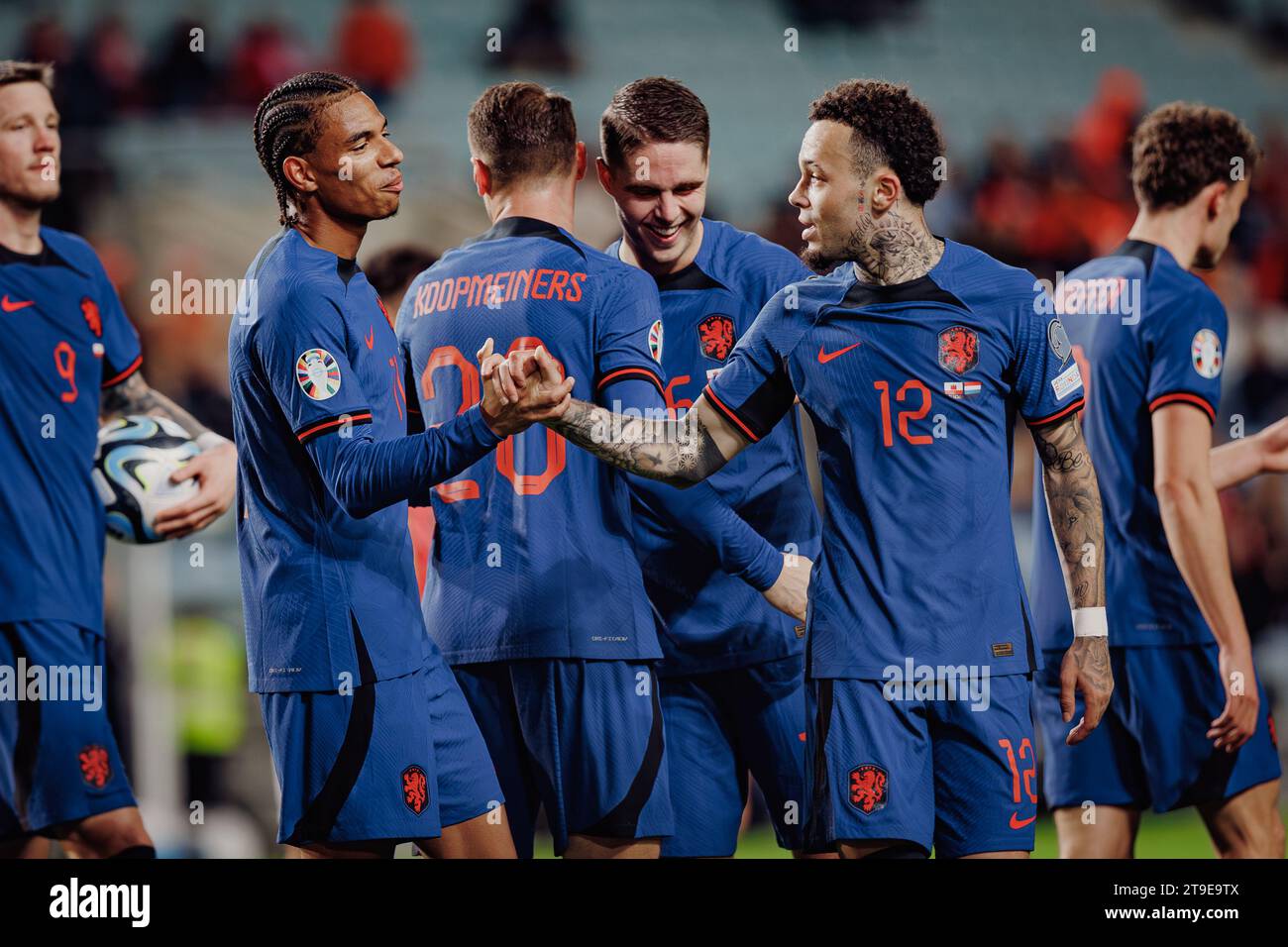 Players Of Netherlands Celebrate After Goal Scored By Teun Koopmeiners