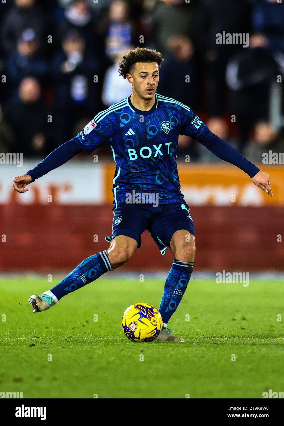 Ethan Ampadu Of Leeds United During The Rotherham United Fc V Leeds