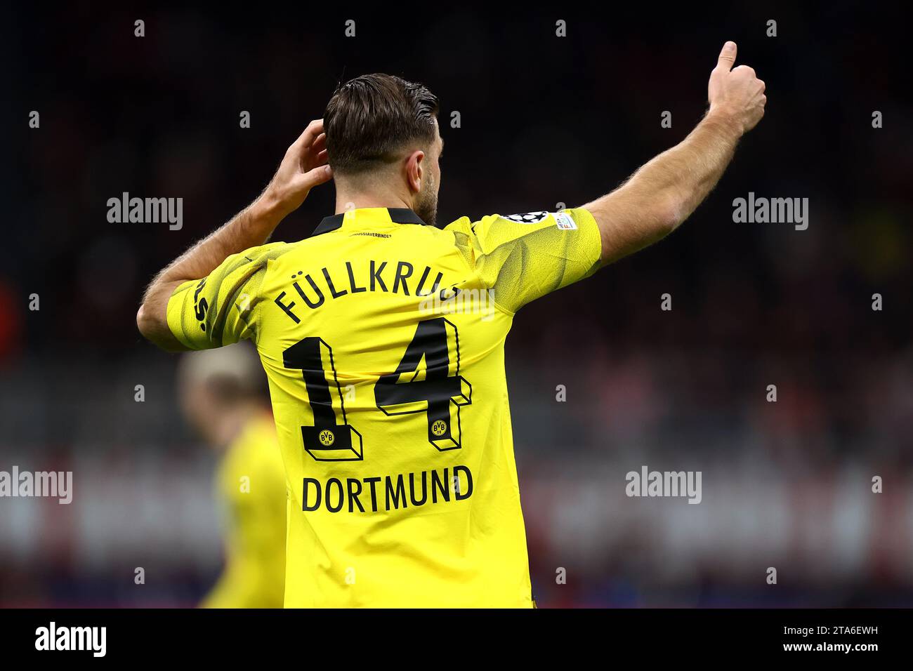 Milano Italy Th Nov Niclas Fullkrug Of Borussia Dortmund