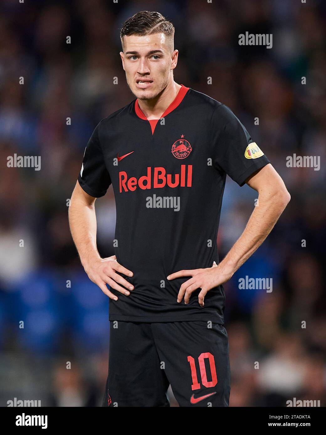 Luka Sucic Of Rb Salzburg Looks On During The Uefa Champions League