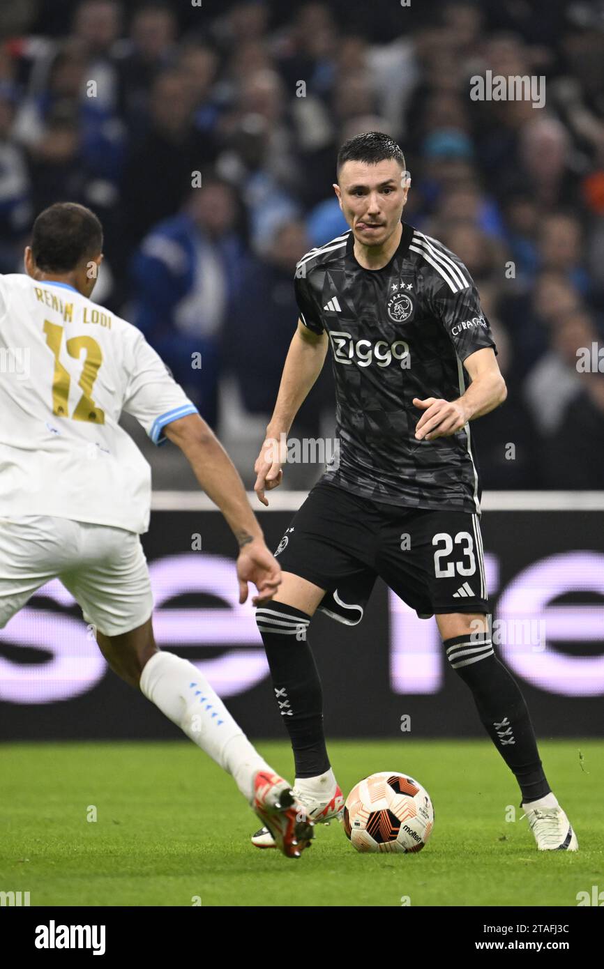 Marseille Steven Berghuis Of Ajax During The Uefa Europa League Group