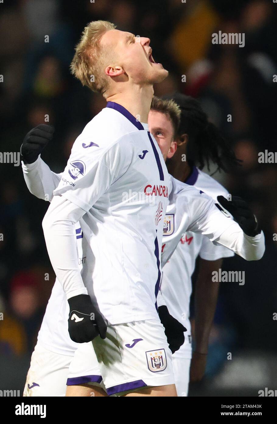 Westerlo Belgium 01st Dec 2023 Anderlecht S Kasper Dolberg