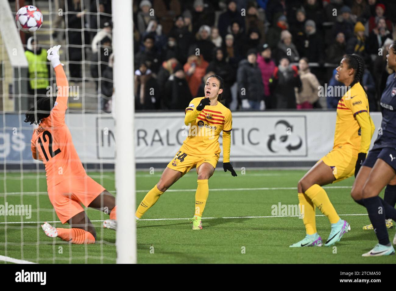 Barcelona S Aitana Bonmat Scores During The Uefa Women S