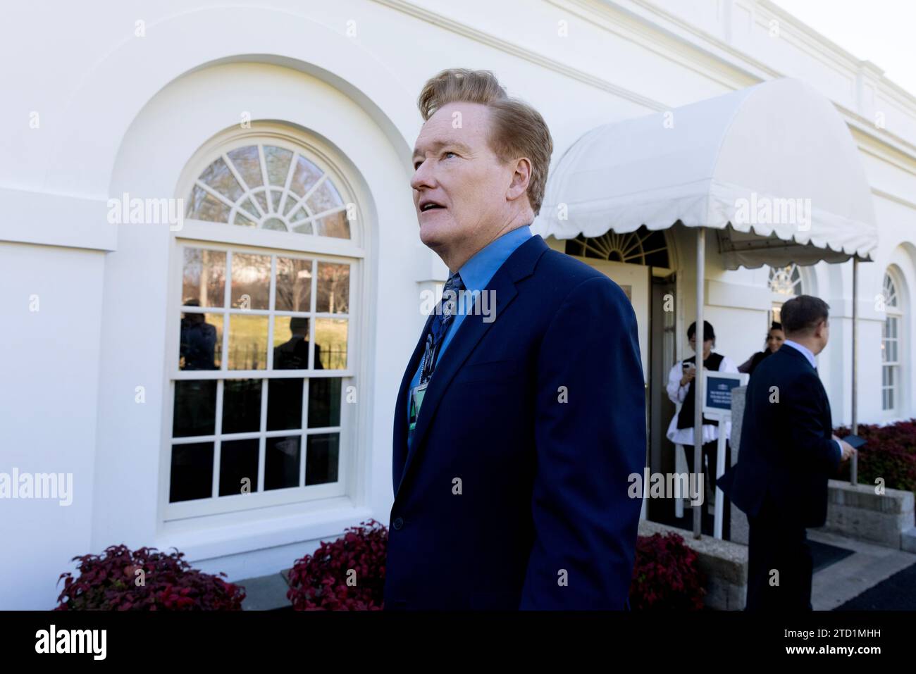 US Comedian And Television Host Conan O Brien Walks Outside The West