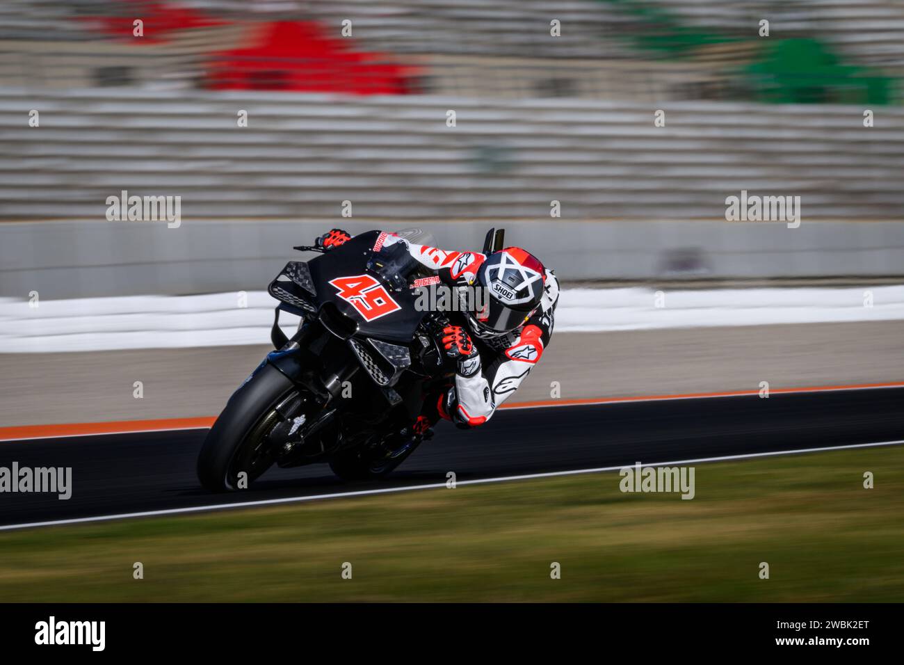 Italian Motogp Rider Nr Fabio Di Giannantonio Training At Test