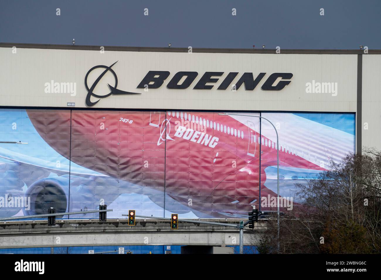 Everett Washington Usa Th Jan The Boeing Everett Factory Is