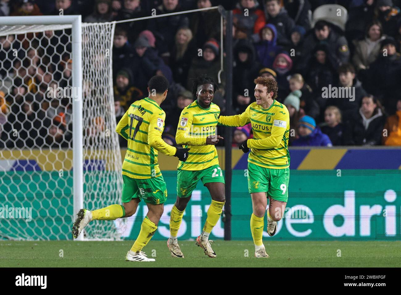 Jonathan Rowe Of Norwich City Celebrates His Goal To Make It 0 1 During