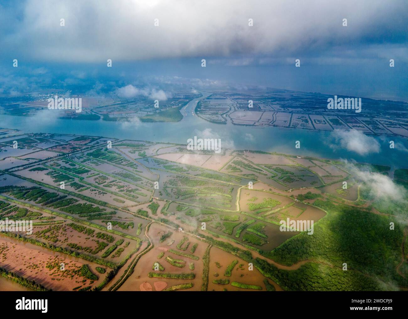 Aerial View Of Xuan Thuy Natural Park Namdinh Vietnam Stock Photo Alamy