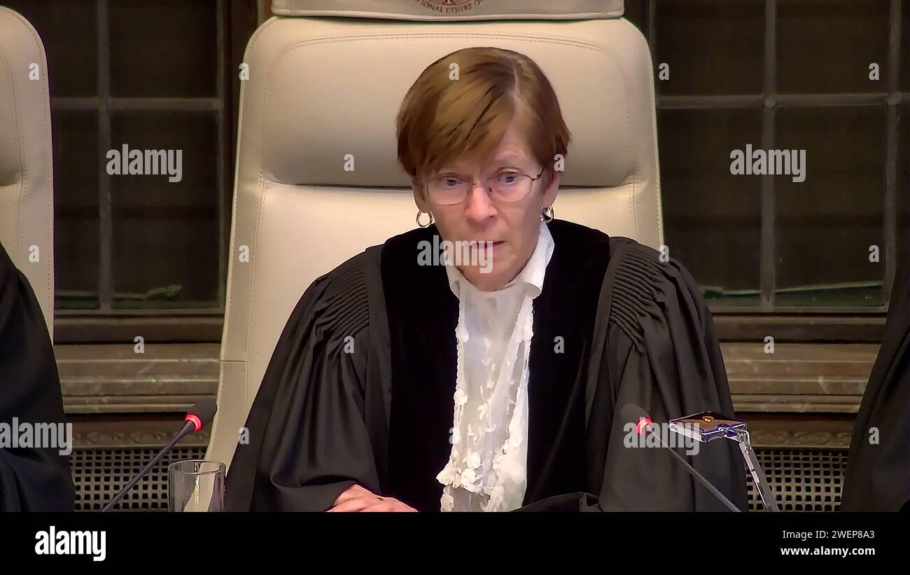 Hague Netherlands Th Jan Cj President Joan Donoghue Duoring