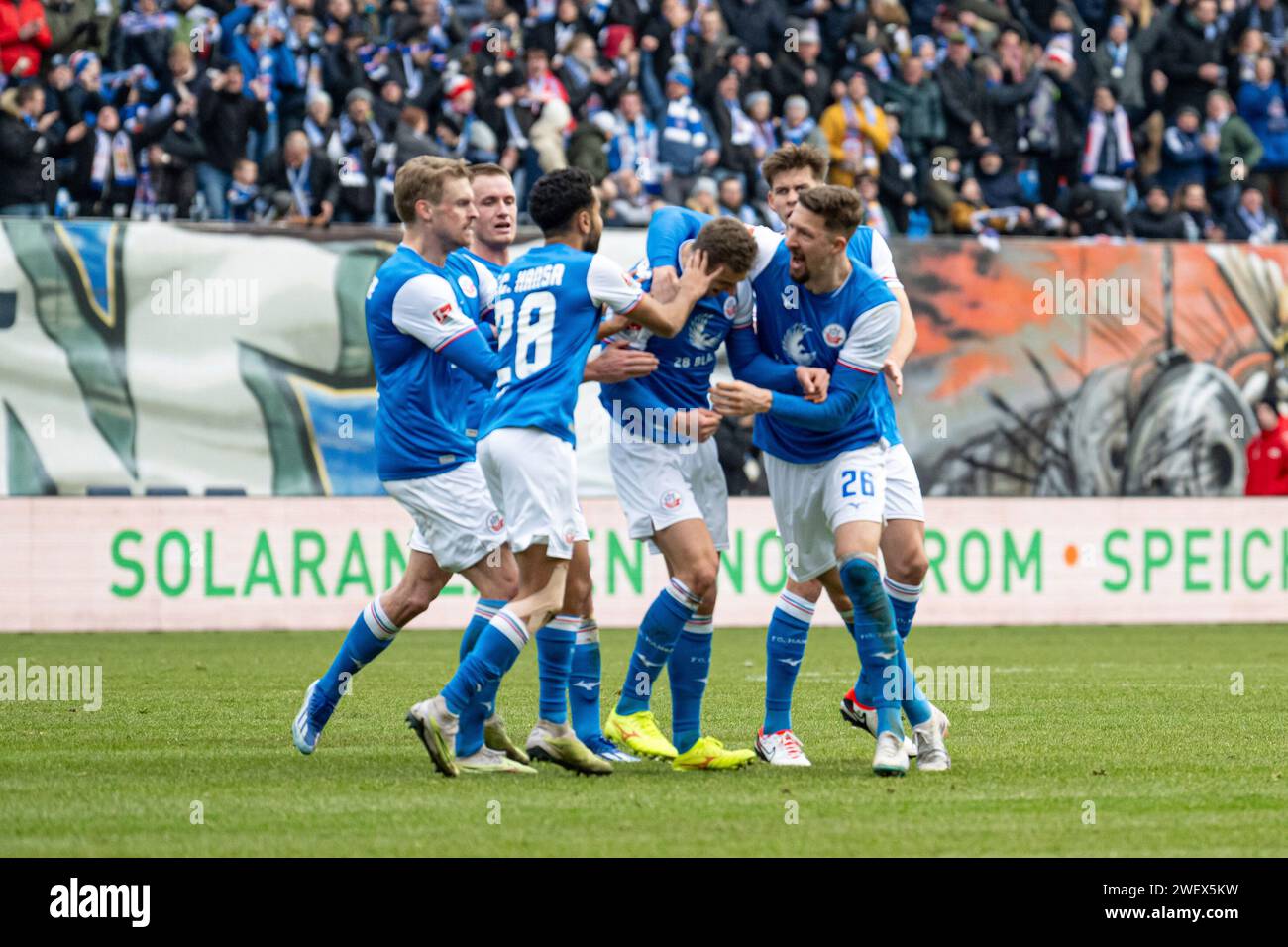 Rostock Deutschland Januar Bl Fc Hansa