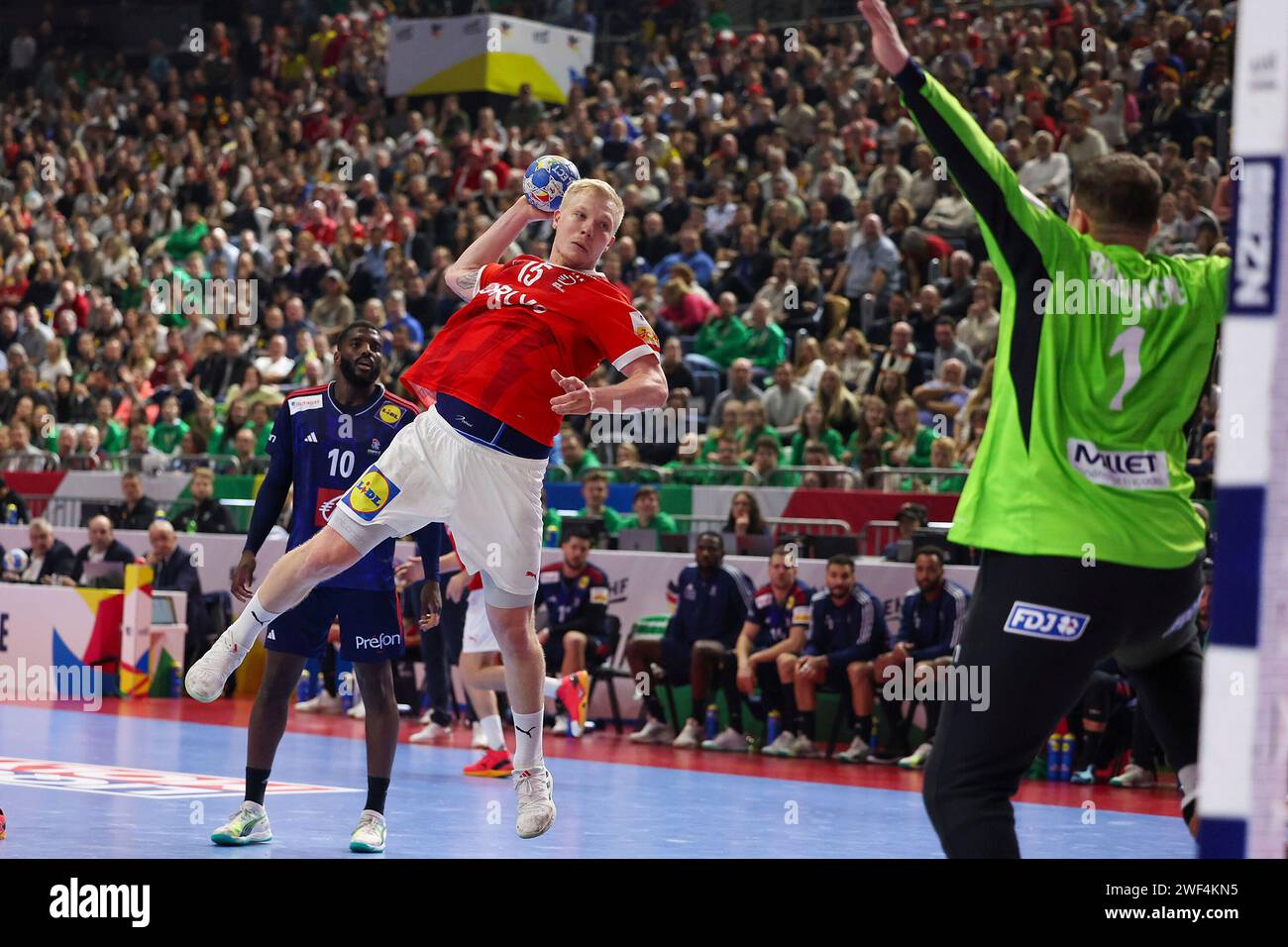 COLOGNE GERMANY JANUARY 28 Lanxess Arena Men S EHF Euro 2024 Final