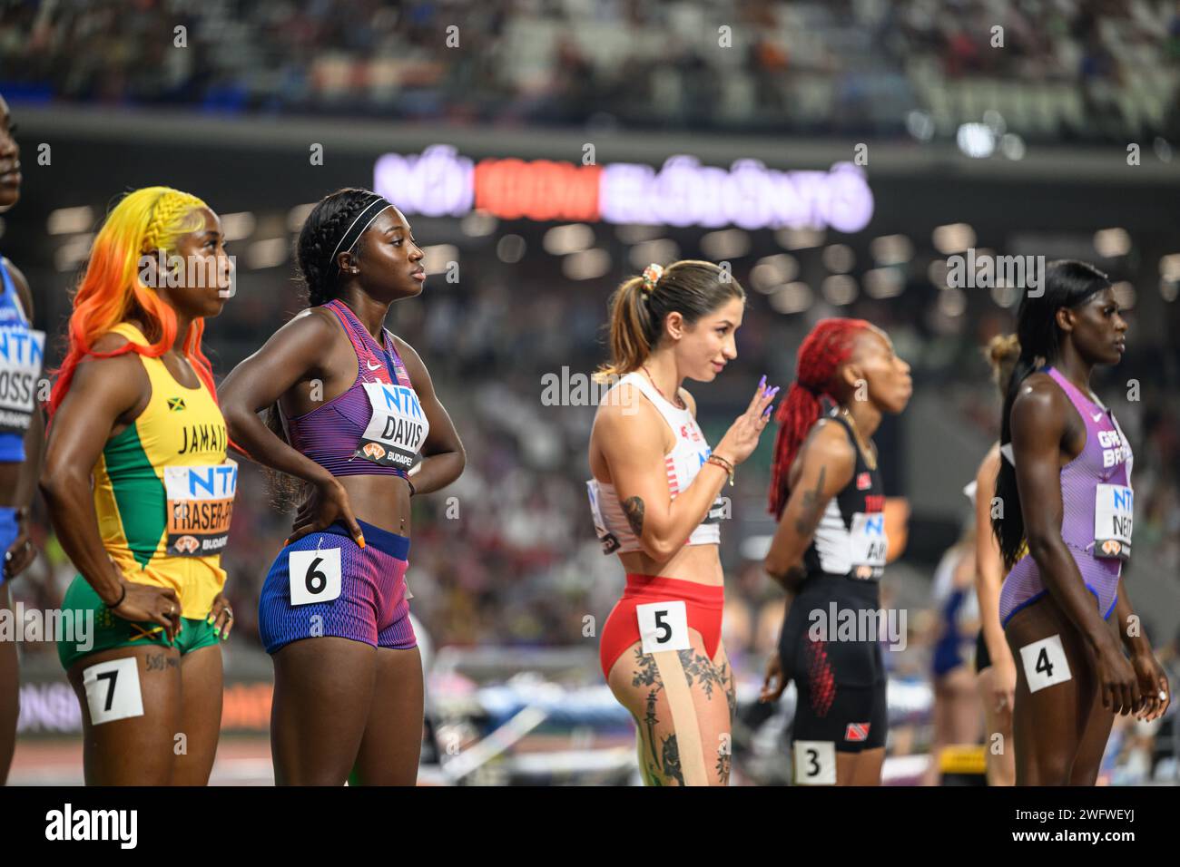 Ewa SWOBODA Participating In The 100 Meters At The World Athletics