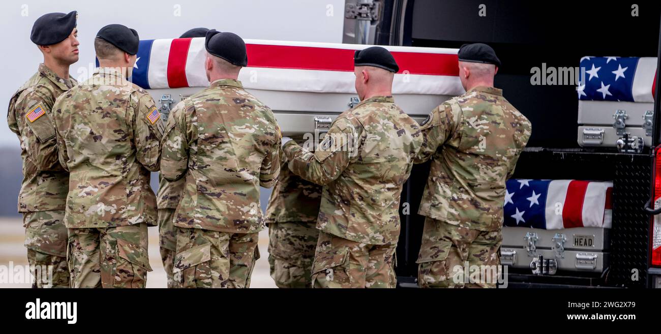 February Dover De Usa The United States Army Old Guard