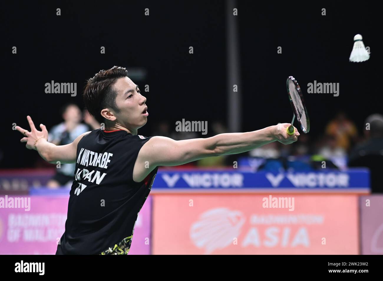 Shah Alam Malaysia Th Feb Watanabe Koki Of Japan Competes