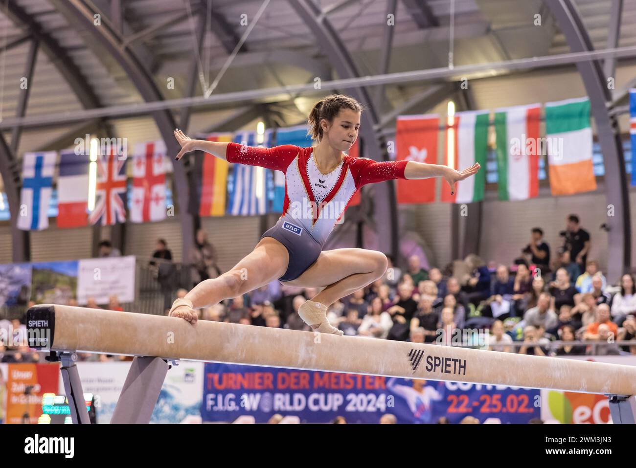 Cottbus Germany Rd Feb Gymnastics World Cup Women Balance