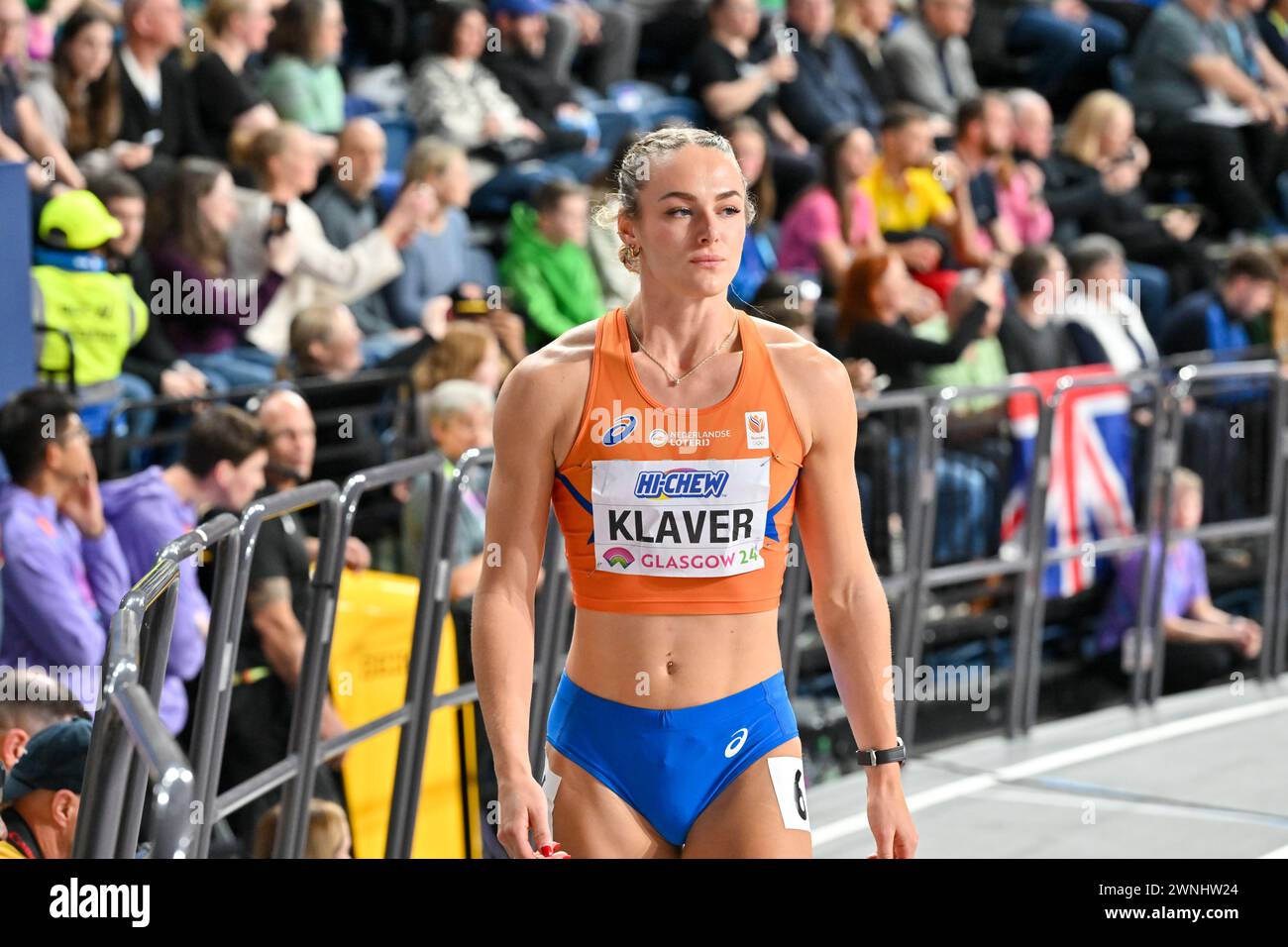 Glasgow Scotland Uk Nd Mar Femke Bol Ned Before The Start