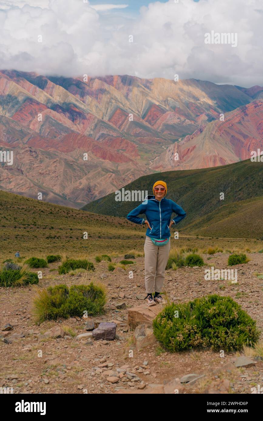 Anorama Of The Cerro De Los 14 Colores Or Fourteen Coloured Mountain