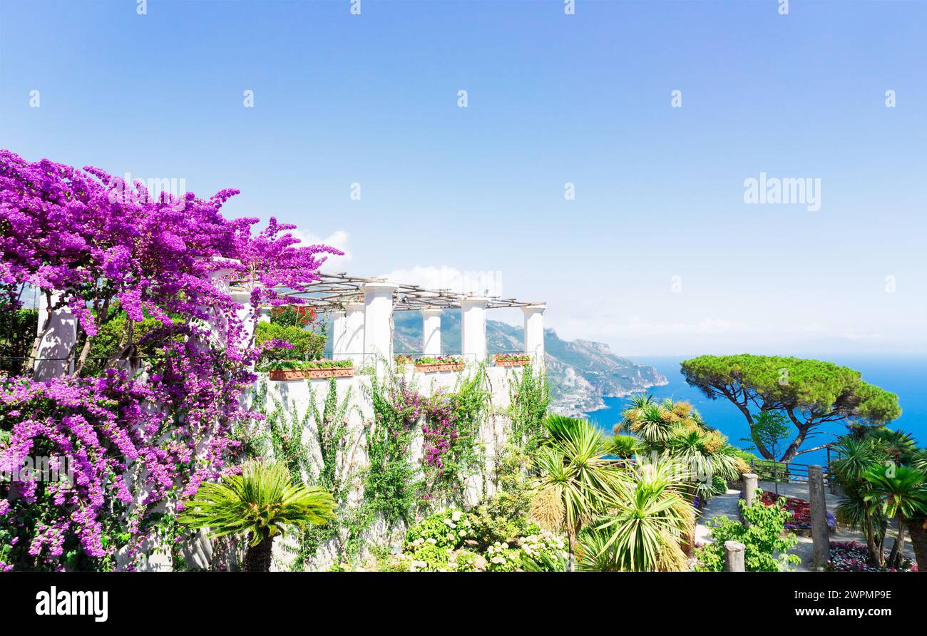 Ravello Village Amalfi Coast Of Italy Stock Photo Alamy