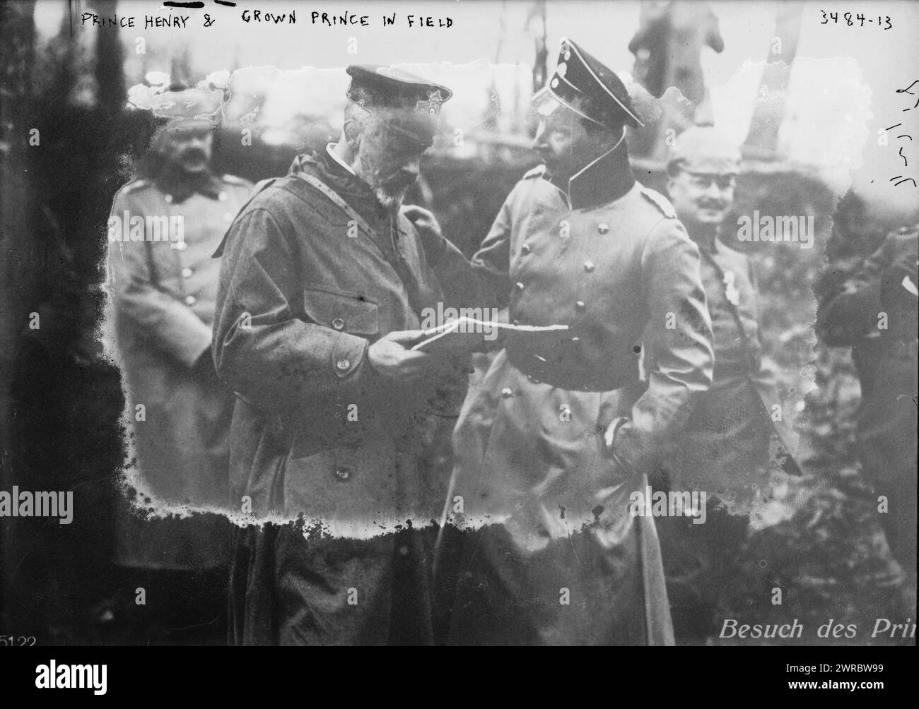 Visiting German Crown Prince Wilhelm Hi Res Stock Photography And