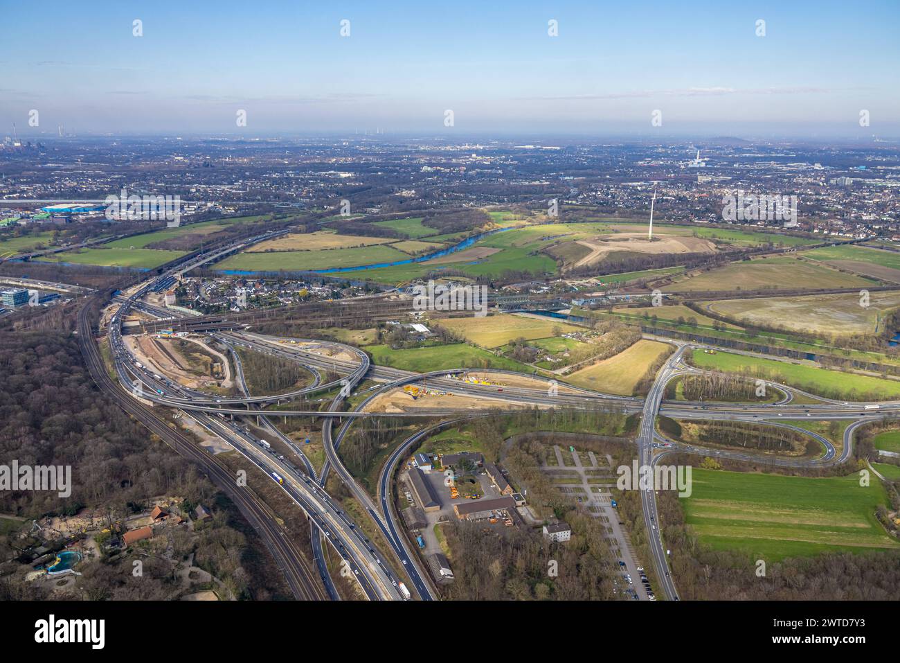 Autobahnkreuz Luftbild Deutschland Hi Res Stock Photography And Images