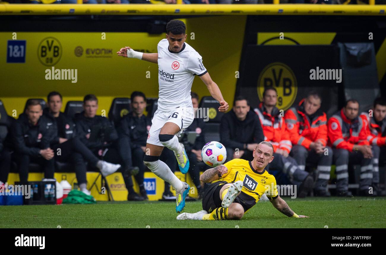 Dortmund Germany Th Mar Ansgar Knauff Fra Marius Wolf Bvb