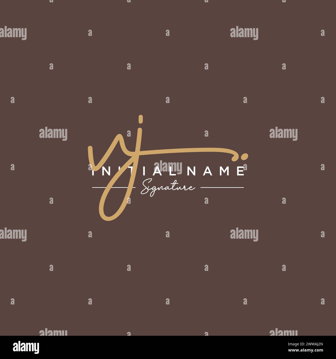 Vj Clean Logo Stock Vector Images Alamy