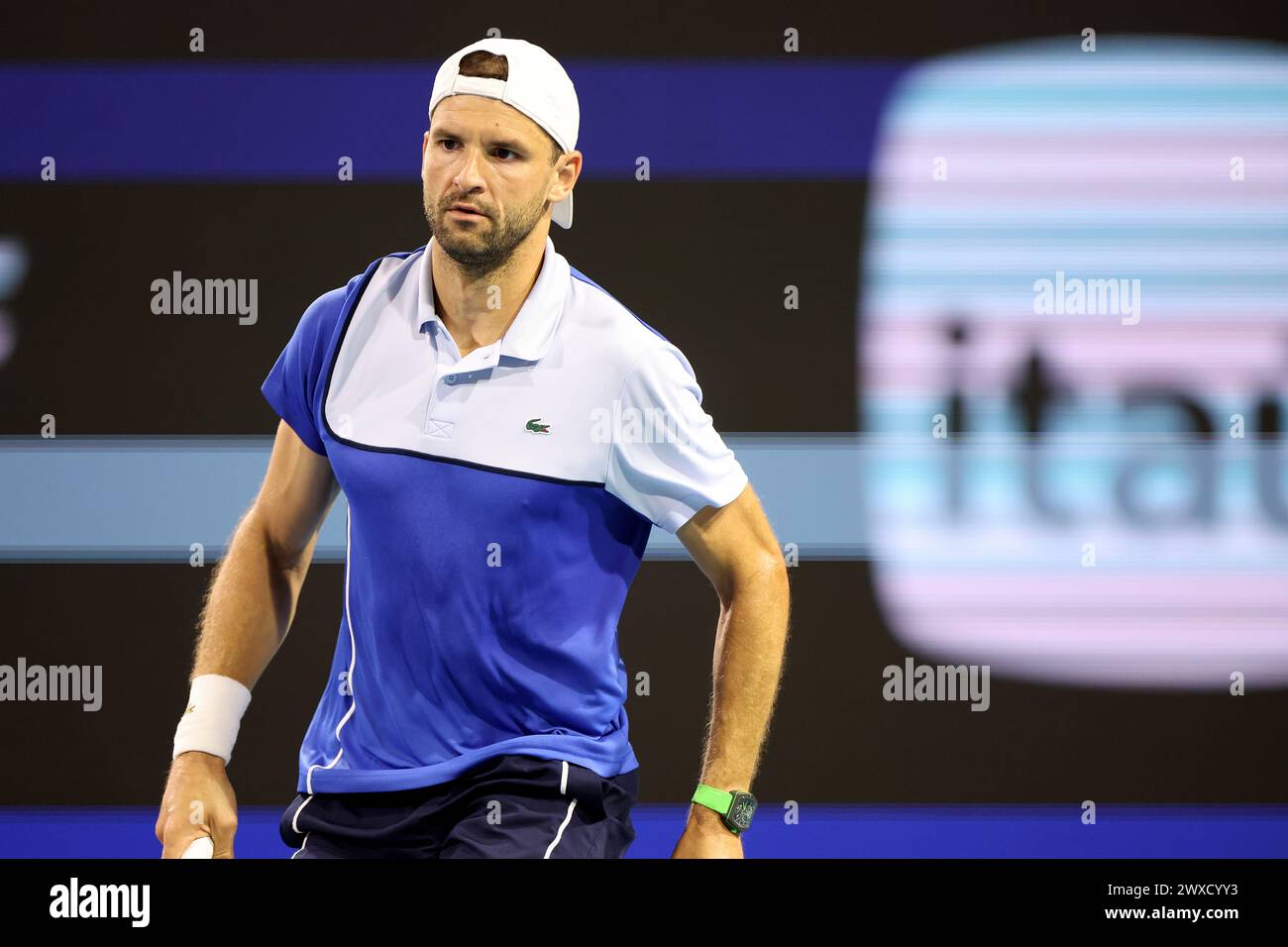 Miami Gardens Florida March Grigor Dimitrov Of Bulgaria Defeat