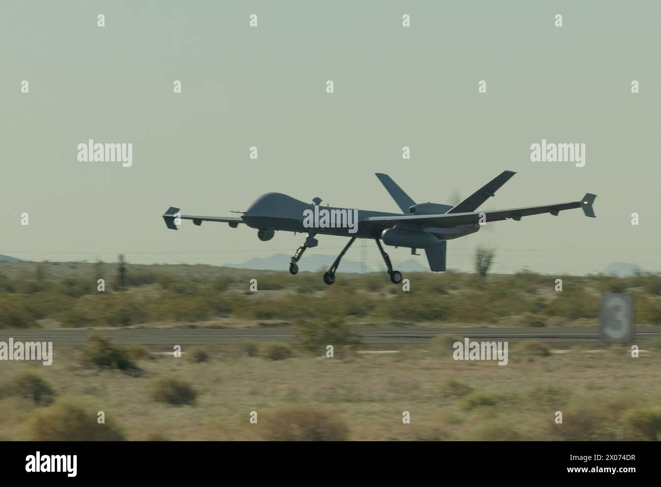 A U S Marine Corps Mq Reaper Drone Assigned To Marine Aviation