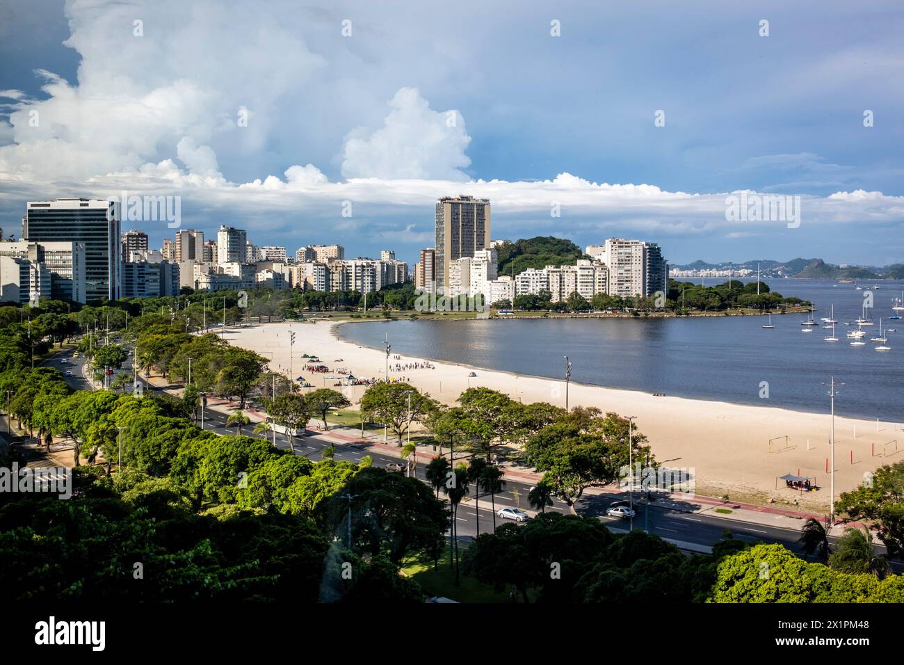 Views Of Botafogo Beach From The Cafe At The Botafogo Praia Shopping