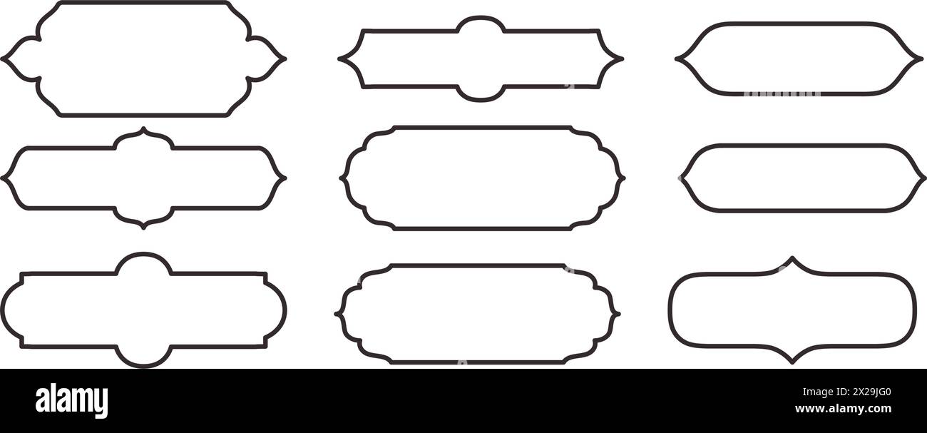 Compilation Of Traditional Islam Horizontal Window Or Door Shapes For