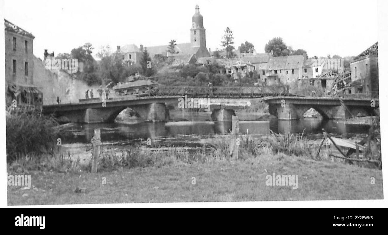 British Repair Putanges Bridge British Sherman Tank Crossing British