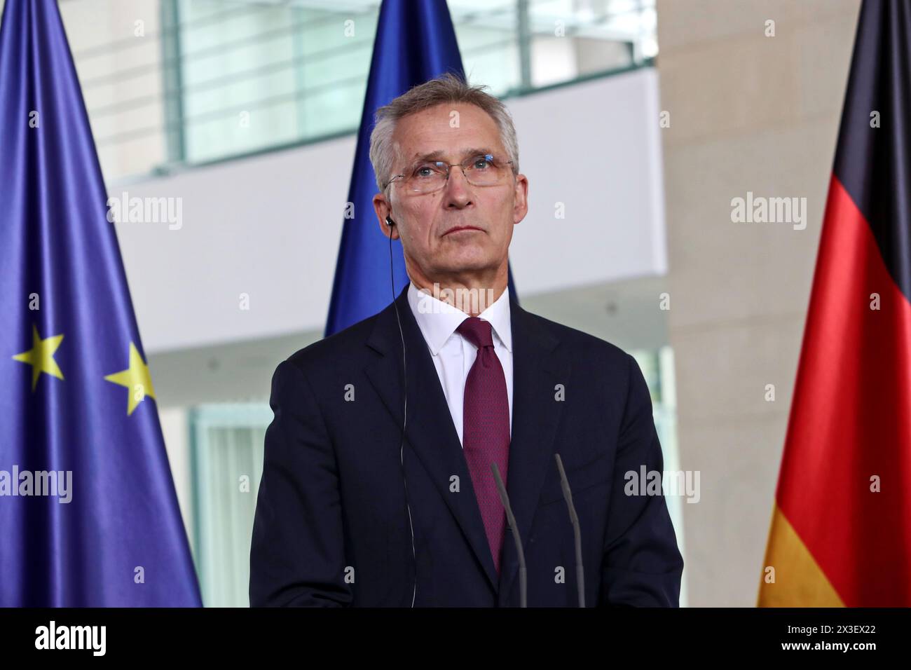 Berlin Germany Jens Stoltenberg Nato Secretary General