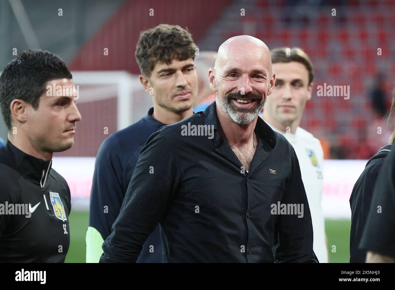 Liege Belgium 10th May 2024 Westerlo S Head Coach Bart Goor