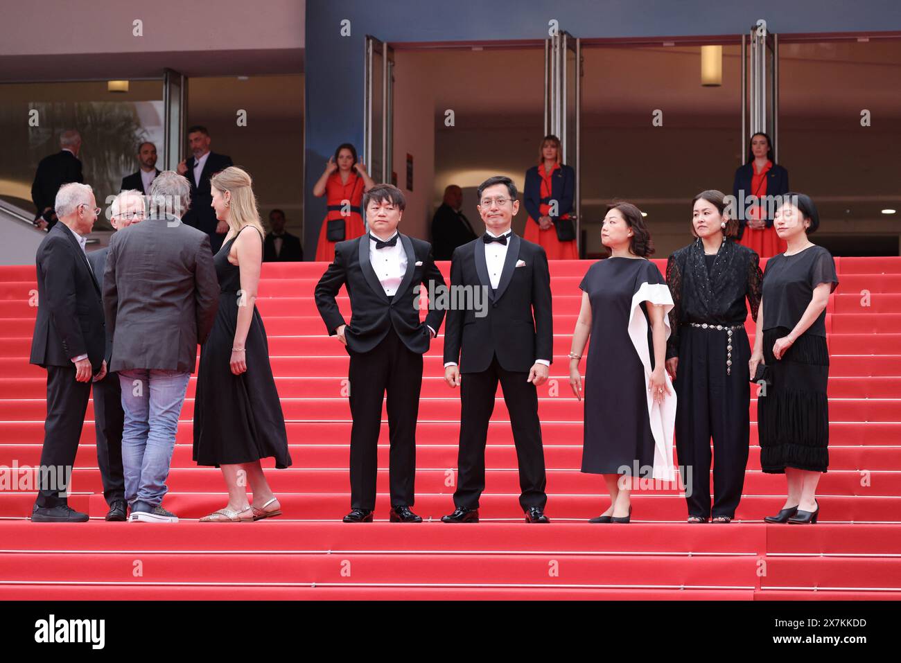 Cannes France 20th May 2024 Vincent Maraval Livia Van Der Staay