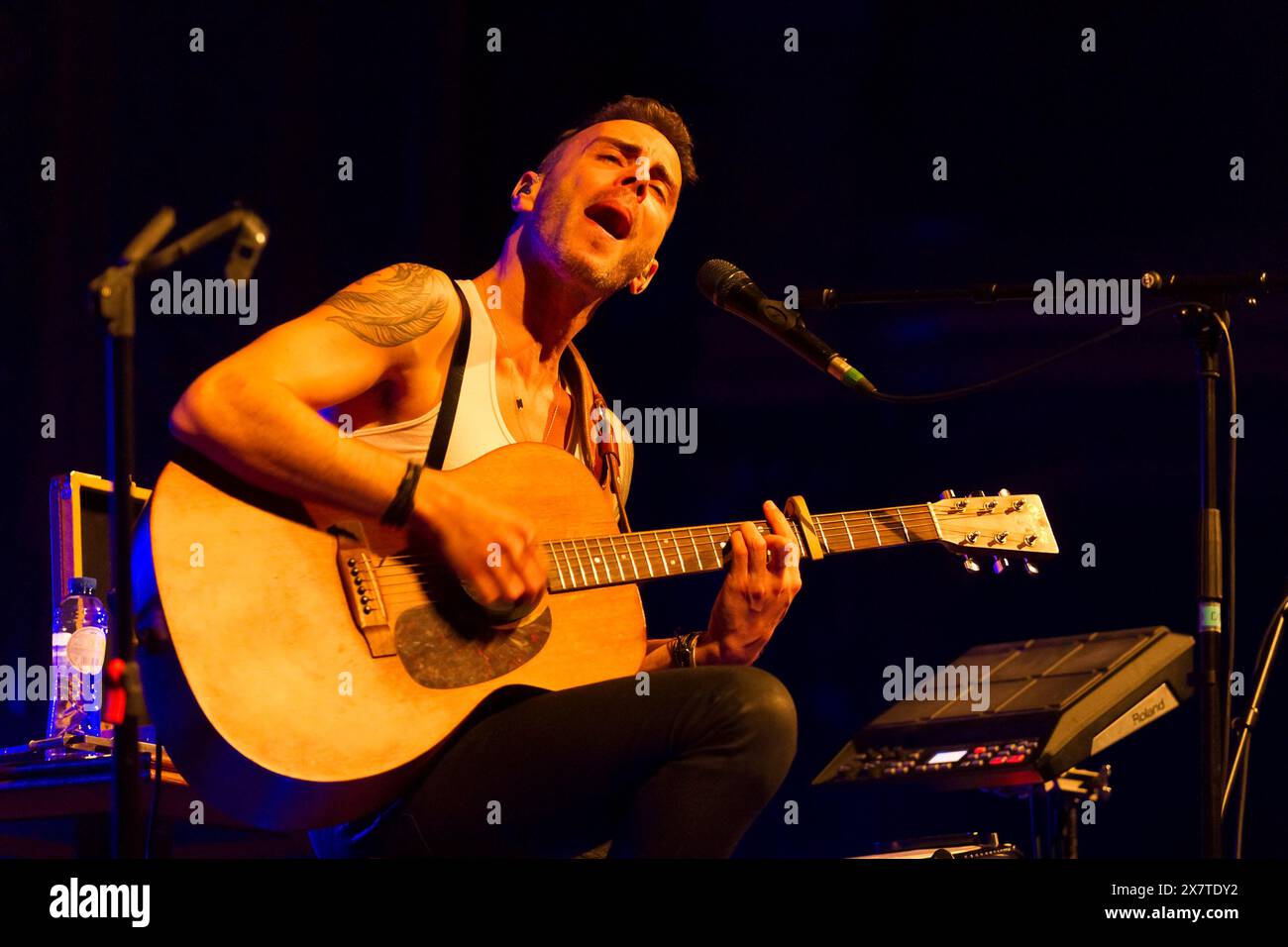 The Israelian Singer Asaf Avidan In Concert Solo At The Theather La