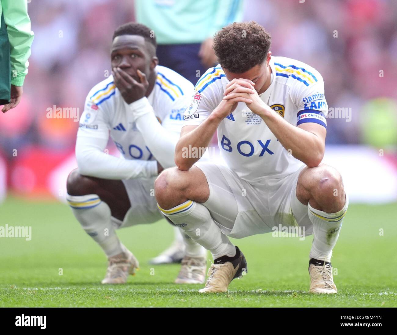 Leeds United S Ethan Ampadu Reacts After Losing The Sky Bet