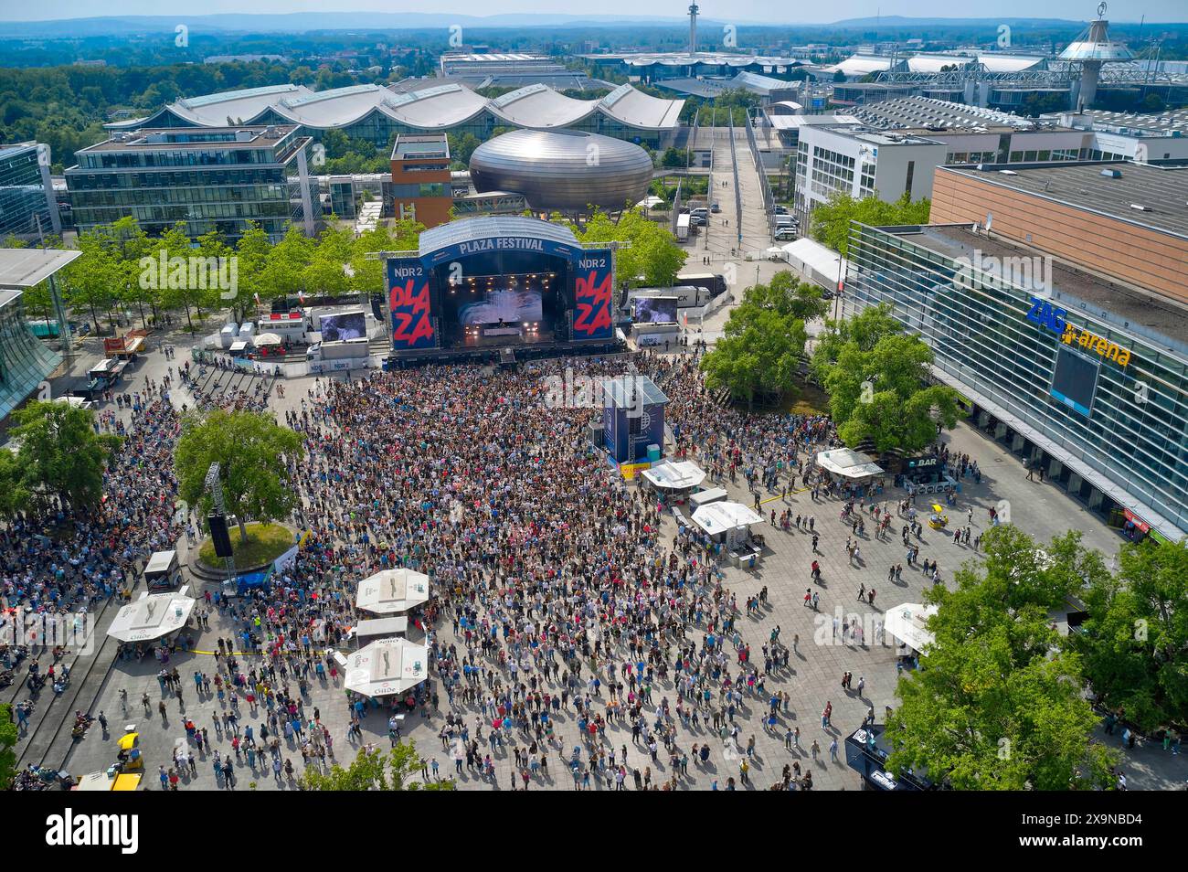 Luftbild Ndr Plaza Festival Auf Der Expo Plaza Hannover