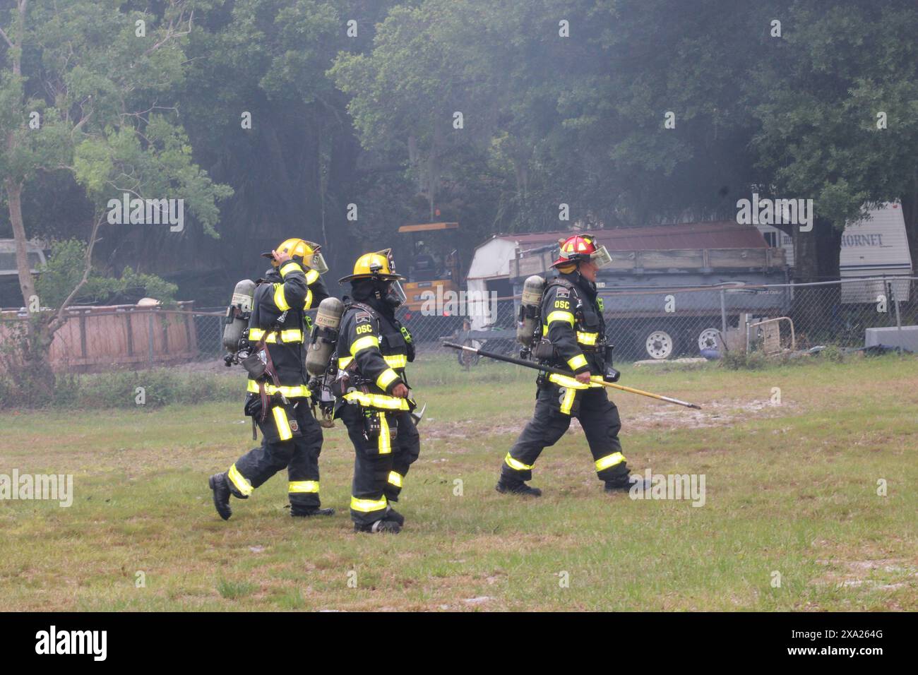 The Florida Firefighters Osceola County Fire Rescue Stock Photo Alamy