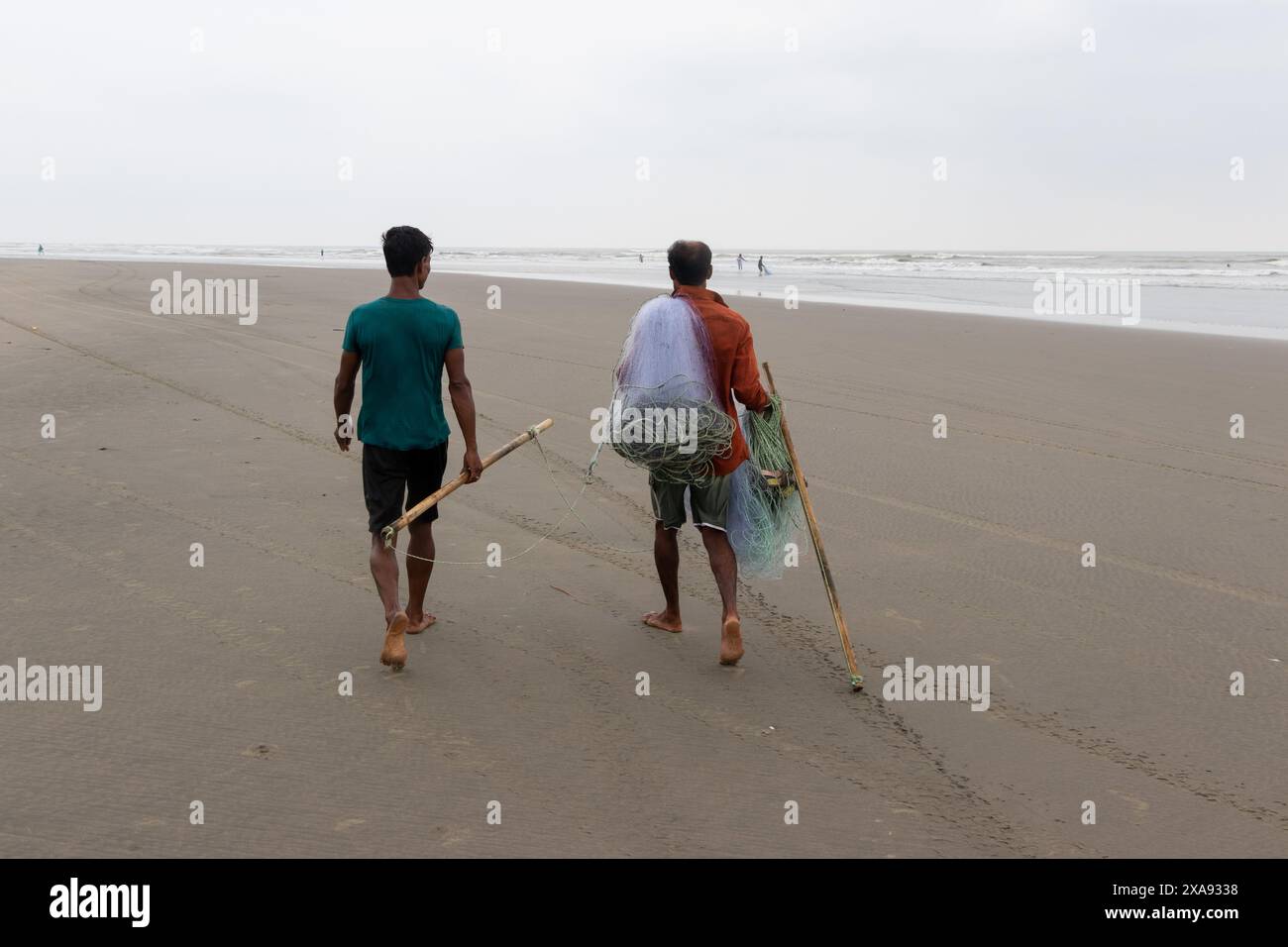 June 5 2024 Cox S Bazar Chittagong Bangladesh Fishermen Preparing