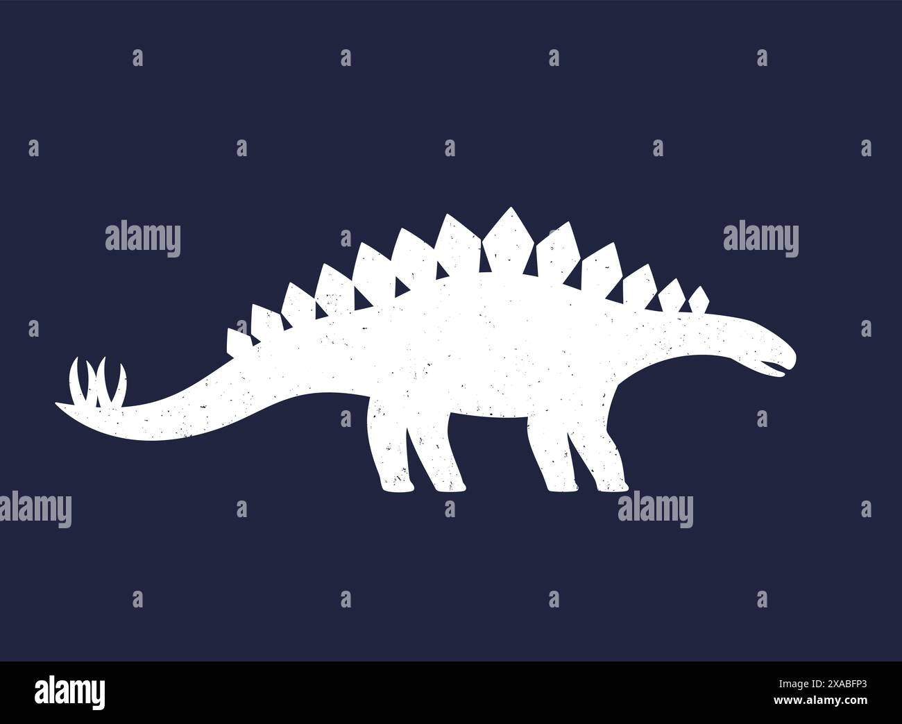 Dinosaur Stegosaurus Vector Illustration Stock Vector Image Art Alamy